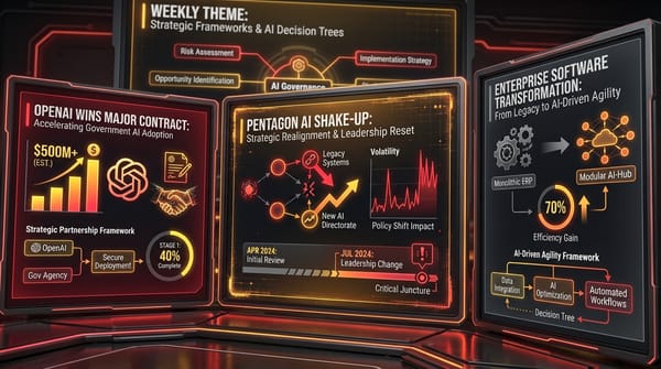 GenAI Daily - March 1, 2026: Pentagon AI Shake-Up, OpenAI Wins Contract, Enterprise Software Transformation